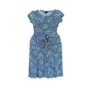 Perceptions Black and Blue Patterned 2pc set